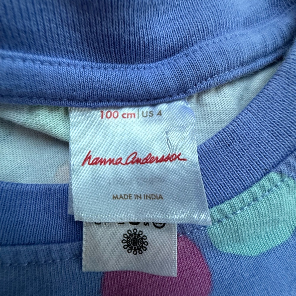 Hanna Andersson Polka Dot Dress Sz 4 - Picture 5 of 6
